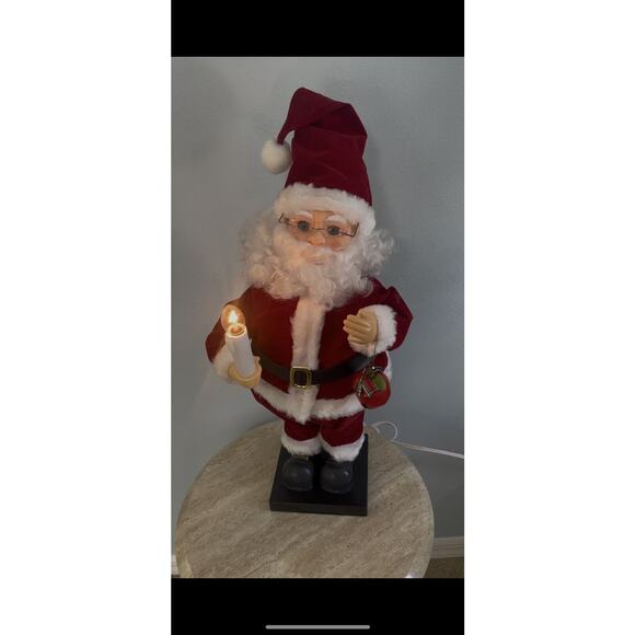 VINTAGE MR SANTA CLAUS TELCO MOTION-ETTES 1996 24” ANIMATED LIGHTED - Picture 13 of 13